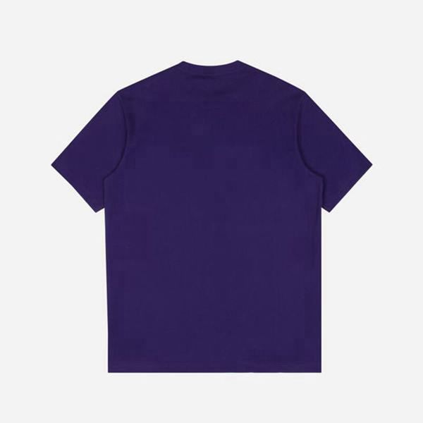 Camisetas Manga Corta Fila Hombre Moradas - 3D Logo S/S - España 704985QHD